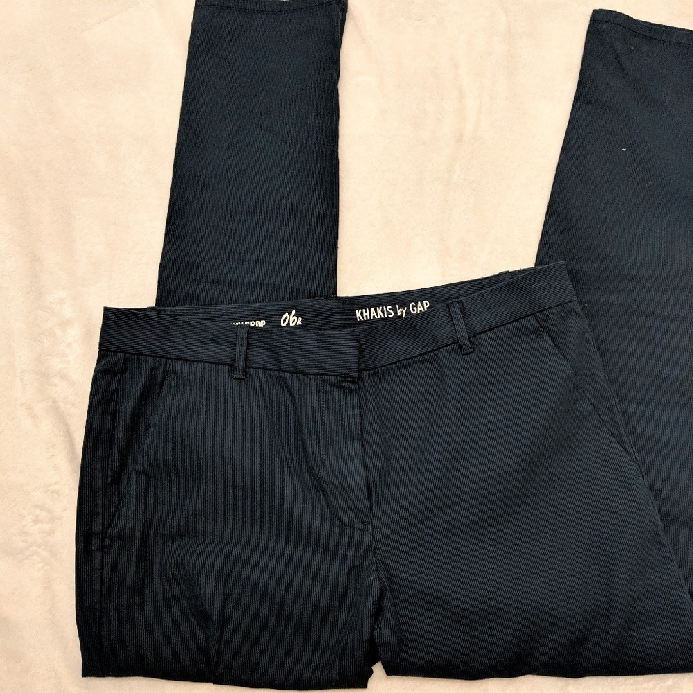 NWOT Gap - Blue Skinny Crop Khakis, Corduroy